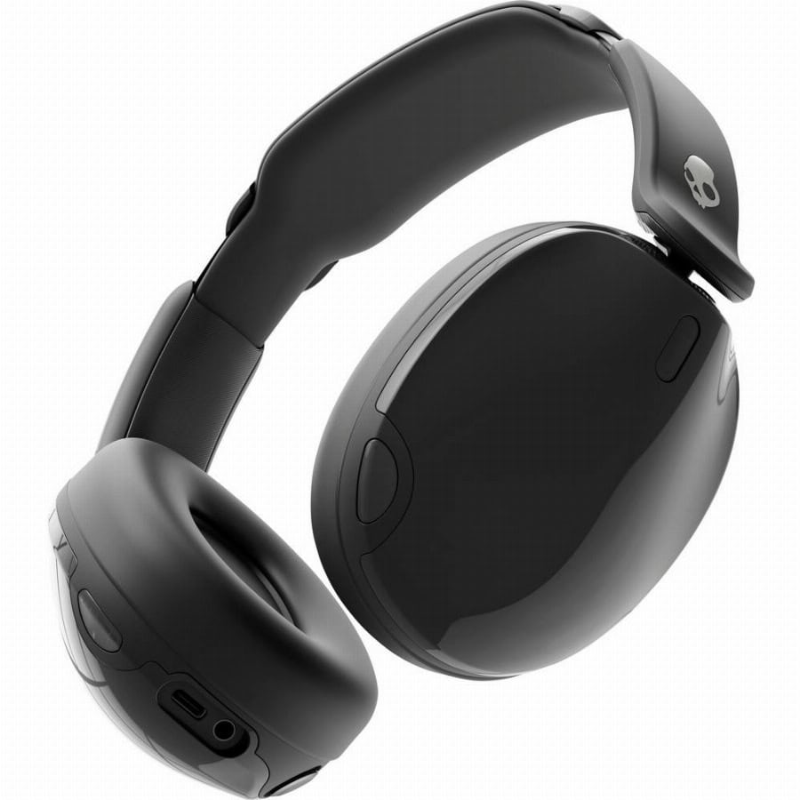 Skullcandy HESH 540 Over Ear koptelefoon Bluetooth Virtual Surround Zwart Noise Cancelling Headset Mobiele telefoon