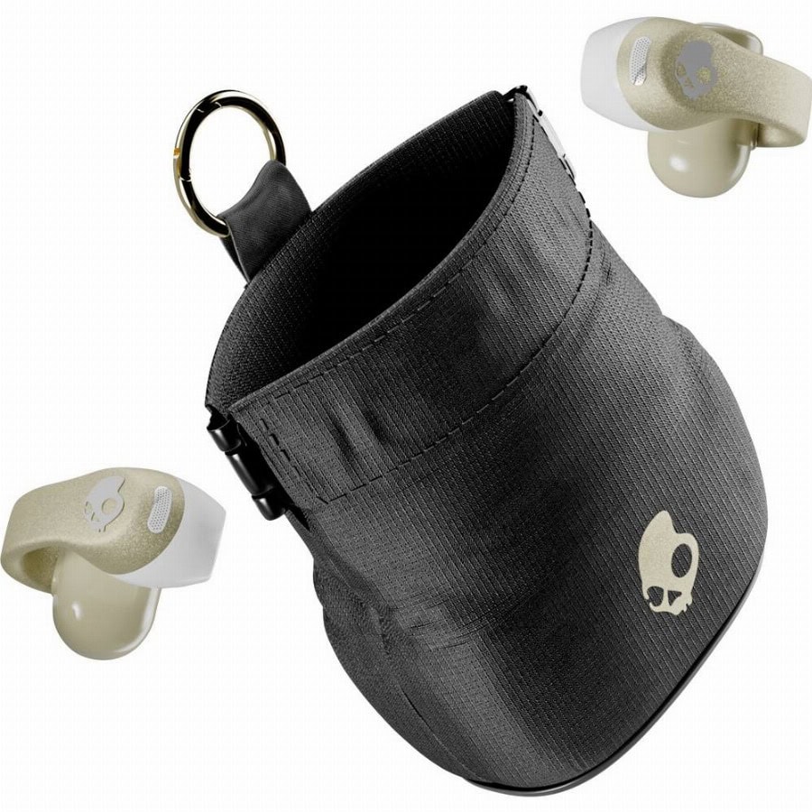 Skullcandy PUSH 720 Open Ear koptelefoon Bluetooth Wit, Goud Waterbestendig Sport