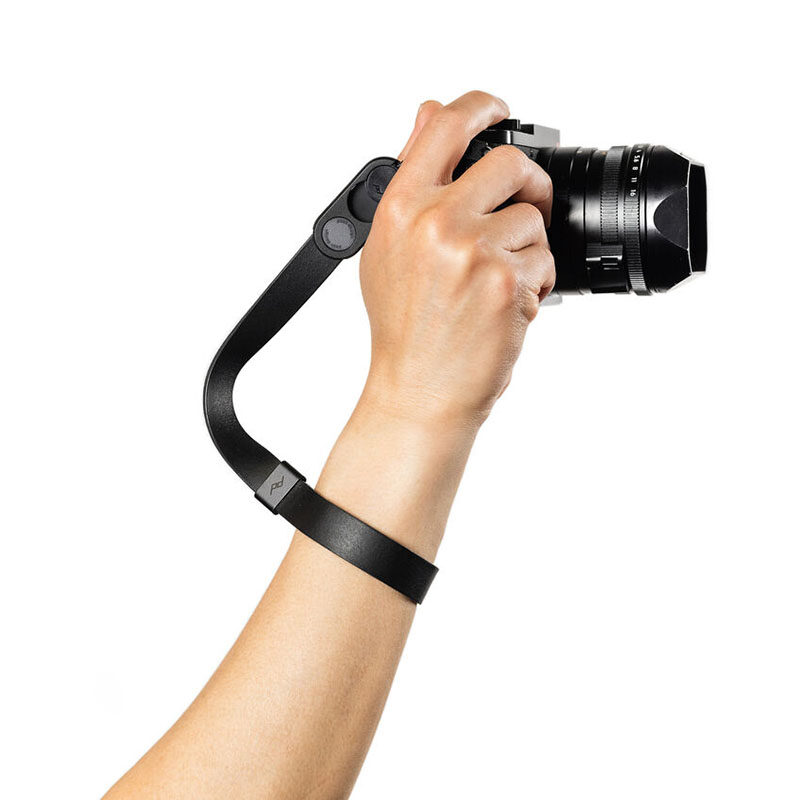 Peak Design Cuff Leather Camera Polsband Zwart