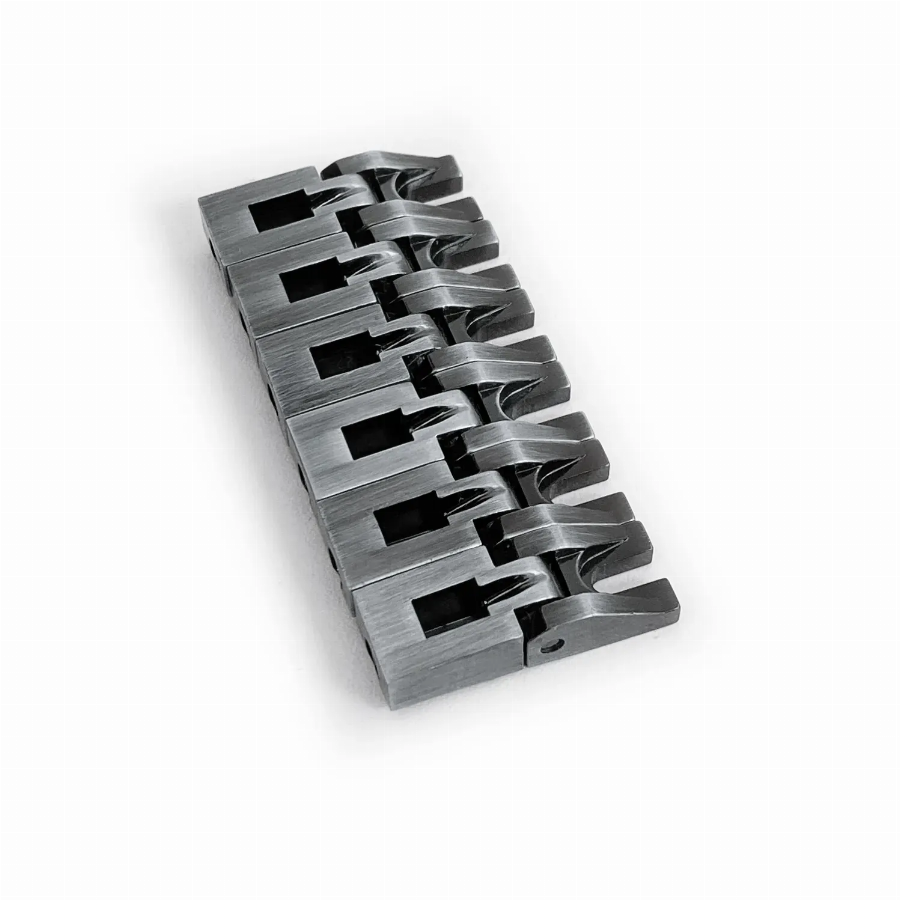 Floyd Rose FRXBSSASP – FRX Bridge Saddles Set – Antique Silver