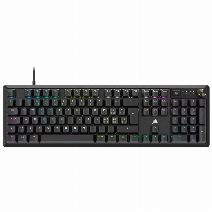 CORSAIR K70 RGB MECHA QWERTZ BK