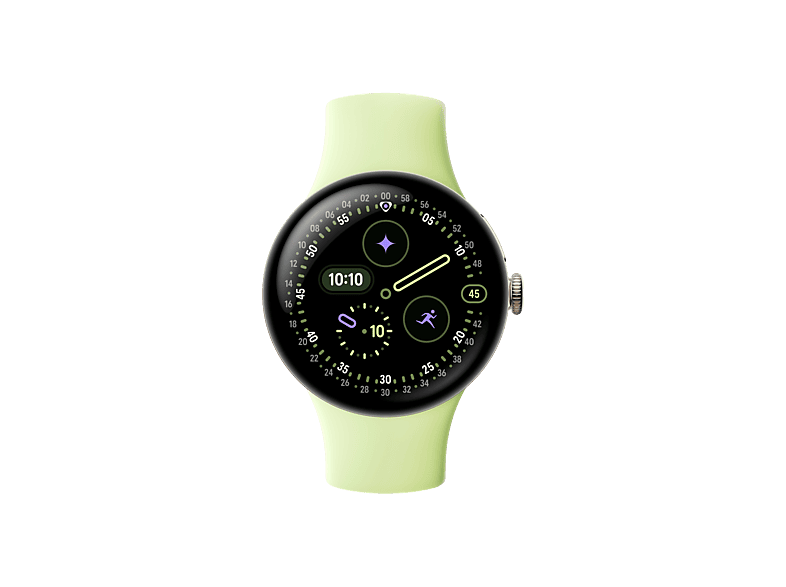 Google Pixel Watch 4 - Smartwatch - 41mm - WiFi - Goudkleurig/Lemongrass