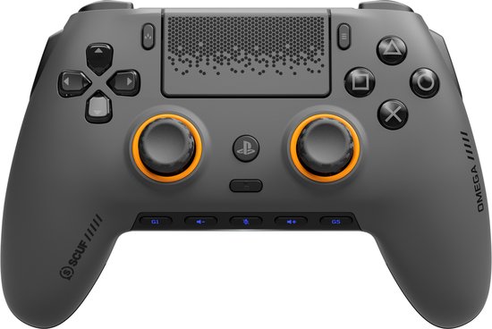 Scuf Omega - Draadloze Controller - 11 Extra Knoppen - Instelbaar - Aanpasbaar - PS5/PC - Grijs