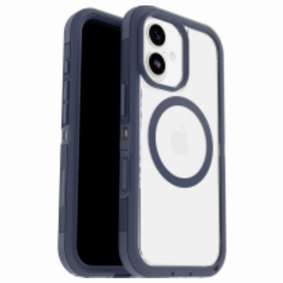 OtterBox Defender Pro XT iPhone 17 Back Cover met MagSafe Magneet Transparant Blauwe Rand