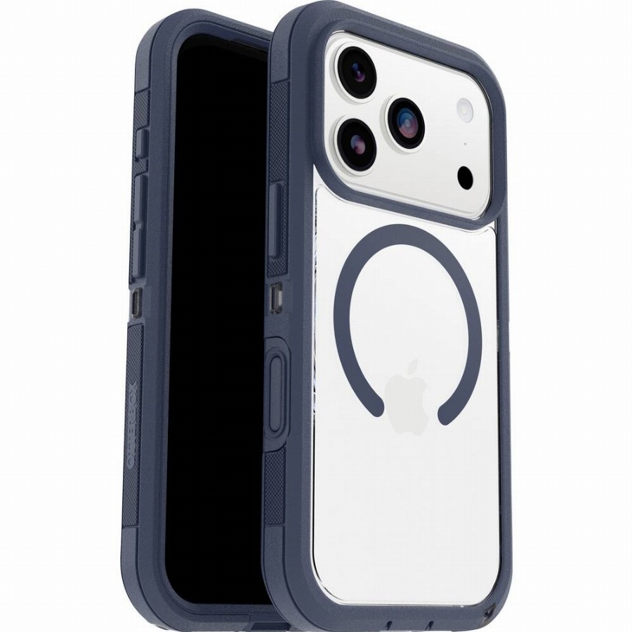 OtterBox Defender Pro XT iPhone 17 Pro Back Cover met MagSafe Magneet Transparant Blauw