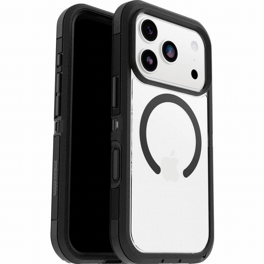 OtterBox Defender Pro XT iPhone 17 Pro Back Cover met MagSafe Magneet Transparant Zwart