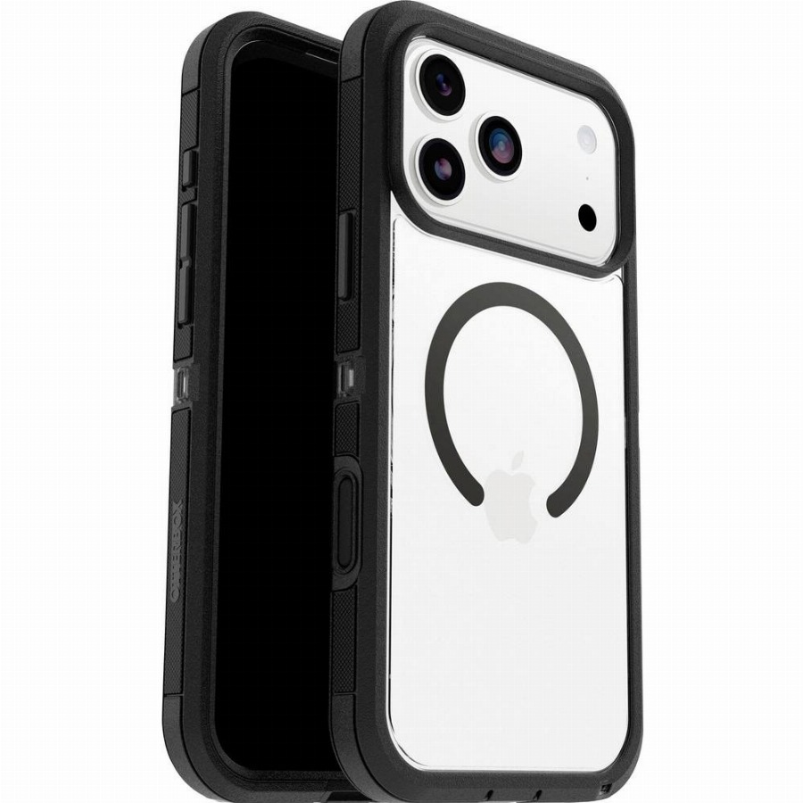 OtterBox Defender Pro XT iPhone 17 Pro Max Back Cover MagSafe Magneet Transparant Zwart