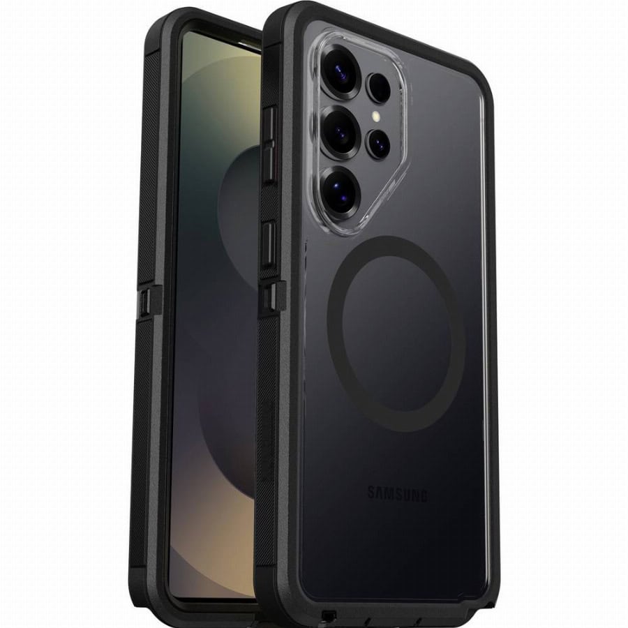 OtterBox Defender Samsung Galaxy S26 Ultra Back Cover met Magneet Transparant Zwarte Rand