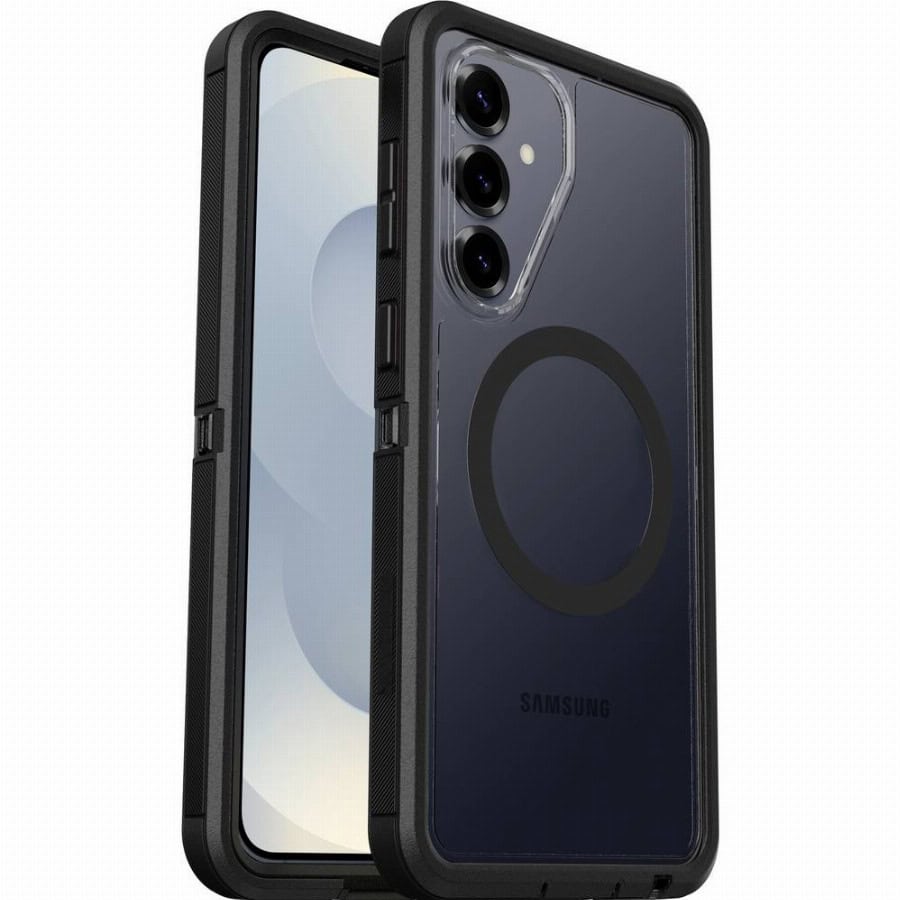 OtterBox Defender Samsung Galaxy S26 Plus Back Cover met Magneet Transparant Zwarte Rand