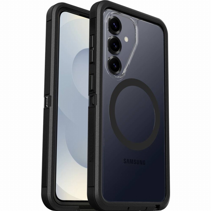 OtterBox Defender Samsung Galaxy S26 Back Cover met Magneet Transparant Zwarte Rand