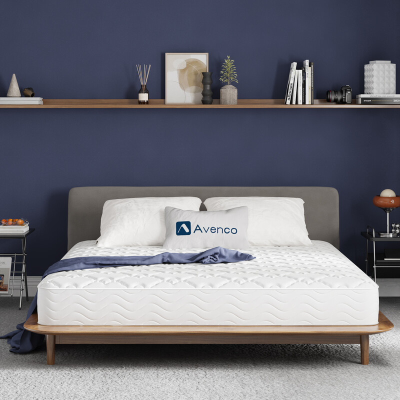 Avenco 20 cm Pocketveringmatras, Medium Stevig, 90×200 cm