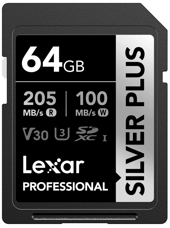Lexar Professional SDXC Silver Plus 64GB 100MB/s