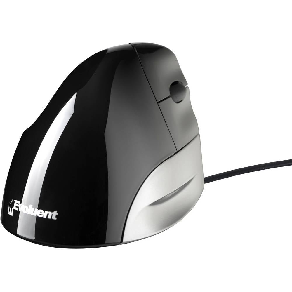 Evoluent Vertical Mouse Standard Right VMSR Ergonomische muis USB Optisch Meerdere kleuren 2 Toetsen 1200 dpi Ergonomisch