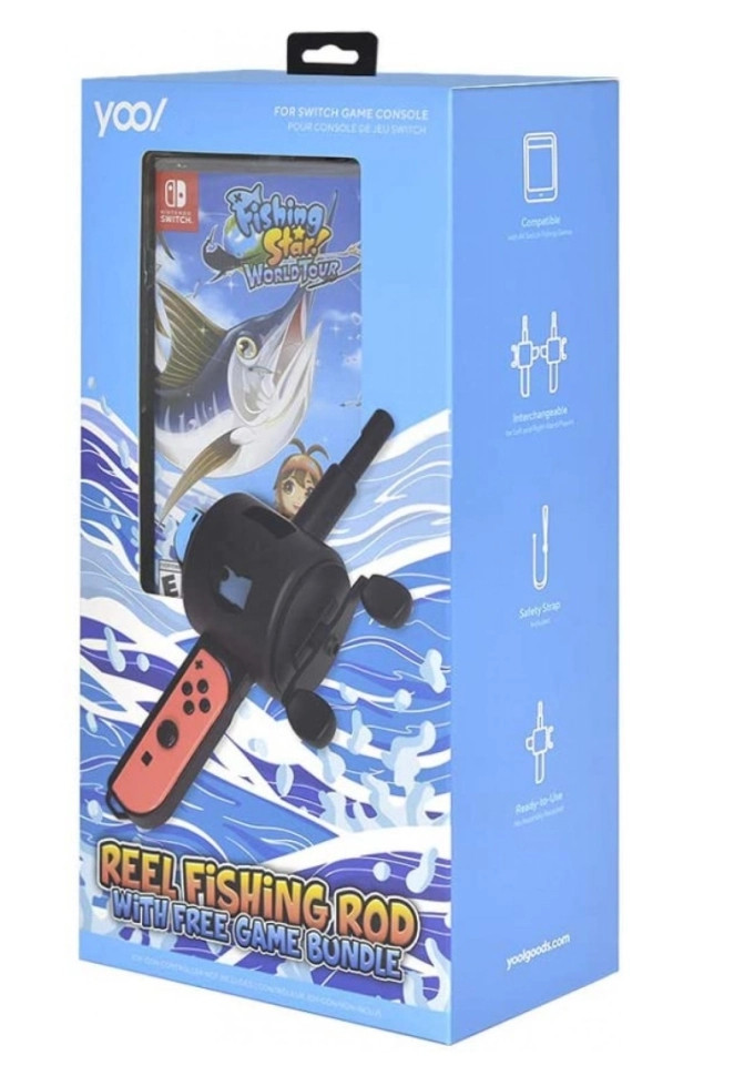Fishing Star World Tour + Reel Fishing Rod Bundle