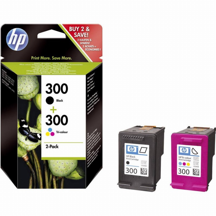 HP 300 Cartridges Combo Pack