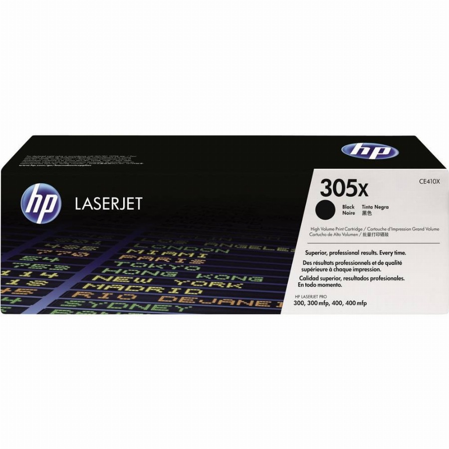 HP Toner 305X Origineel Zwart 4000 bladzijden CE410X