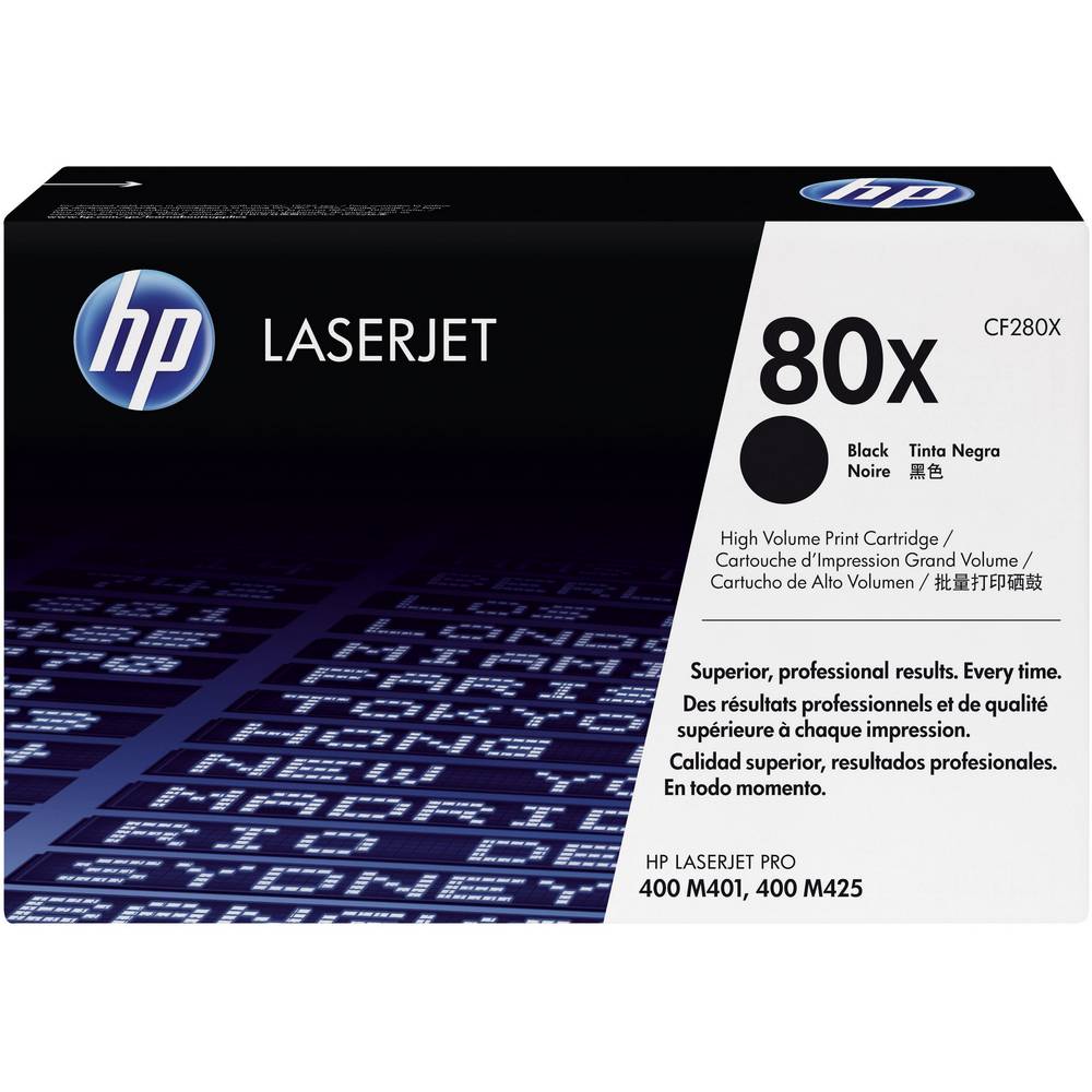HP Toner 80X Origineel Zwart 6900 bladzijden CF280X