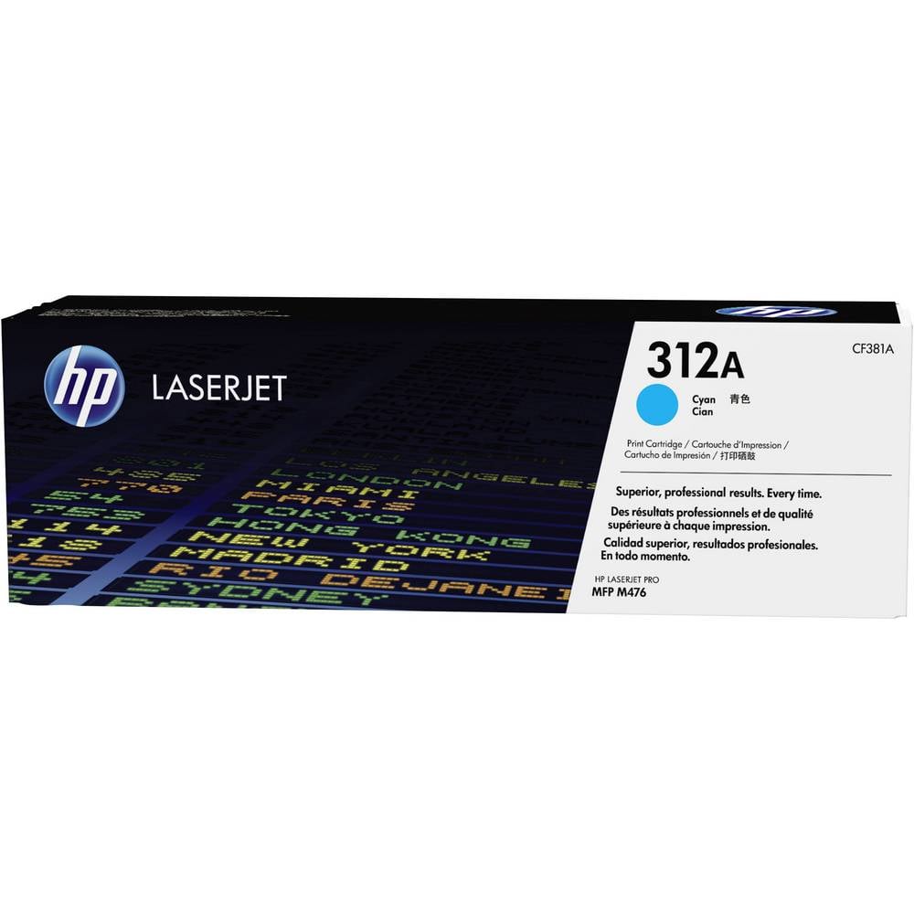 HP Toner 312A Origineel Cyaan 2700 bladzijden CF381A