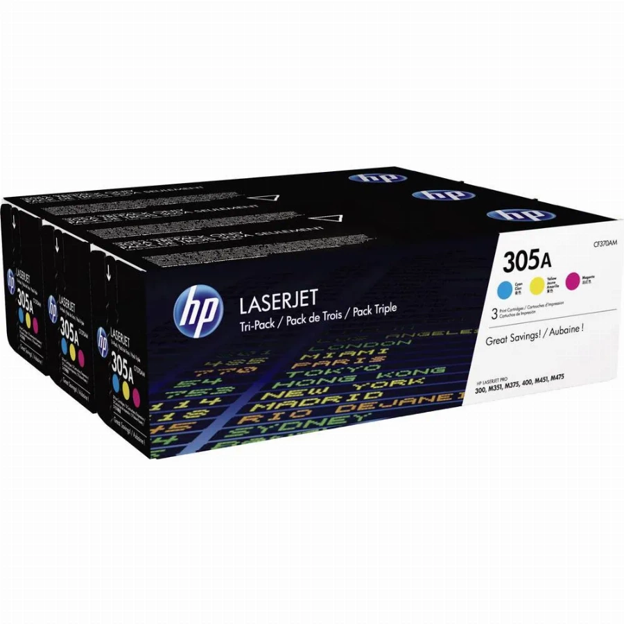 HP 305A Toners Combo Pack