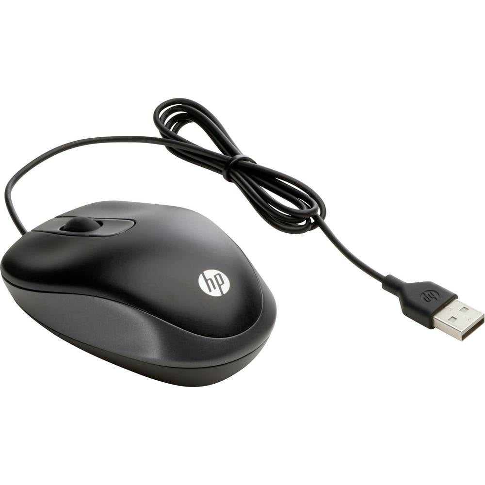 HP Muis USB Optisch Zwart, Grijs 3 Toetsen 1000 dpi
