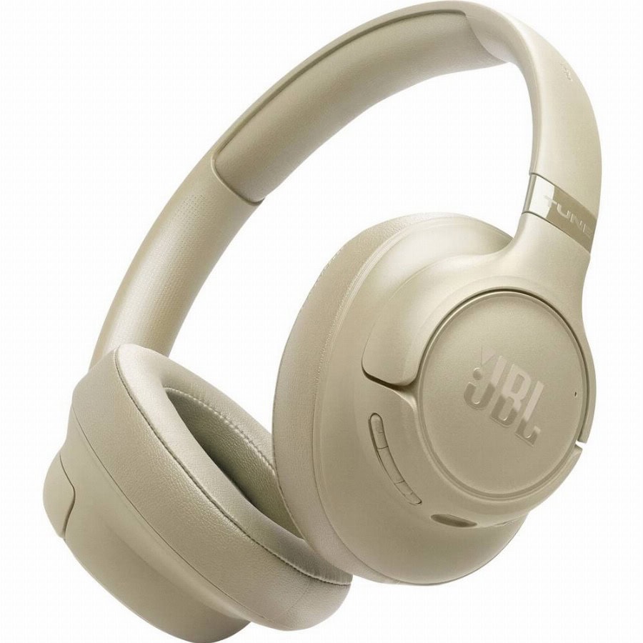 JBL Tune 730BT Over Ear koptelefoon Draadloos, Bluetooth Beige Vouwbaar, Volumeregeling
