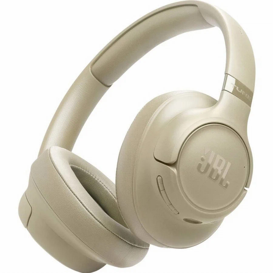JBL Tune 730BT Over Ear koptelefoon Draadloos, Bluetooth Beige Vouwbaar, Volumeregeling
