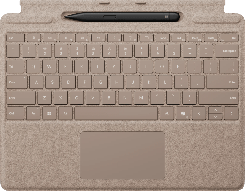 Microsoft Surface Pro 13 Inch Type Cover met Slim Pen Duinzand Azerty