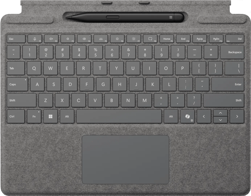 Microsoft Surface Pro 13 Inch Type Cover met Slim Pen Platina Azerty
