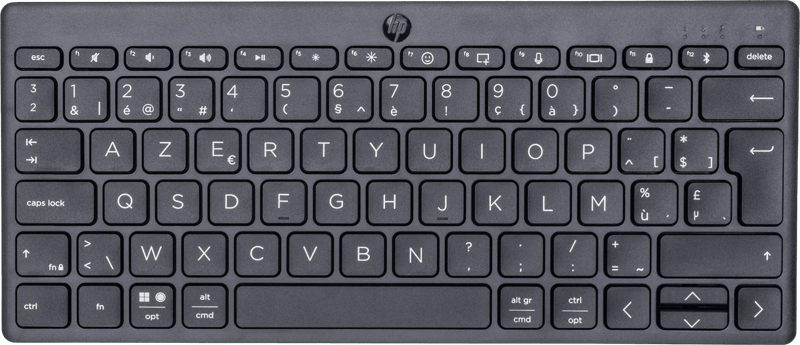 HP 350 Compact Draadloos Toetsenbord Zwart Azerty