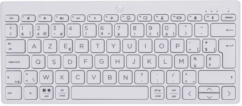 HP 350 Compact Draadloos Toetsenbord Wit Azerty