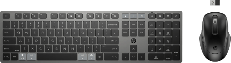 HP 720 Dual-Mode Draadloos Toetsenbord en Muis AZERTY