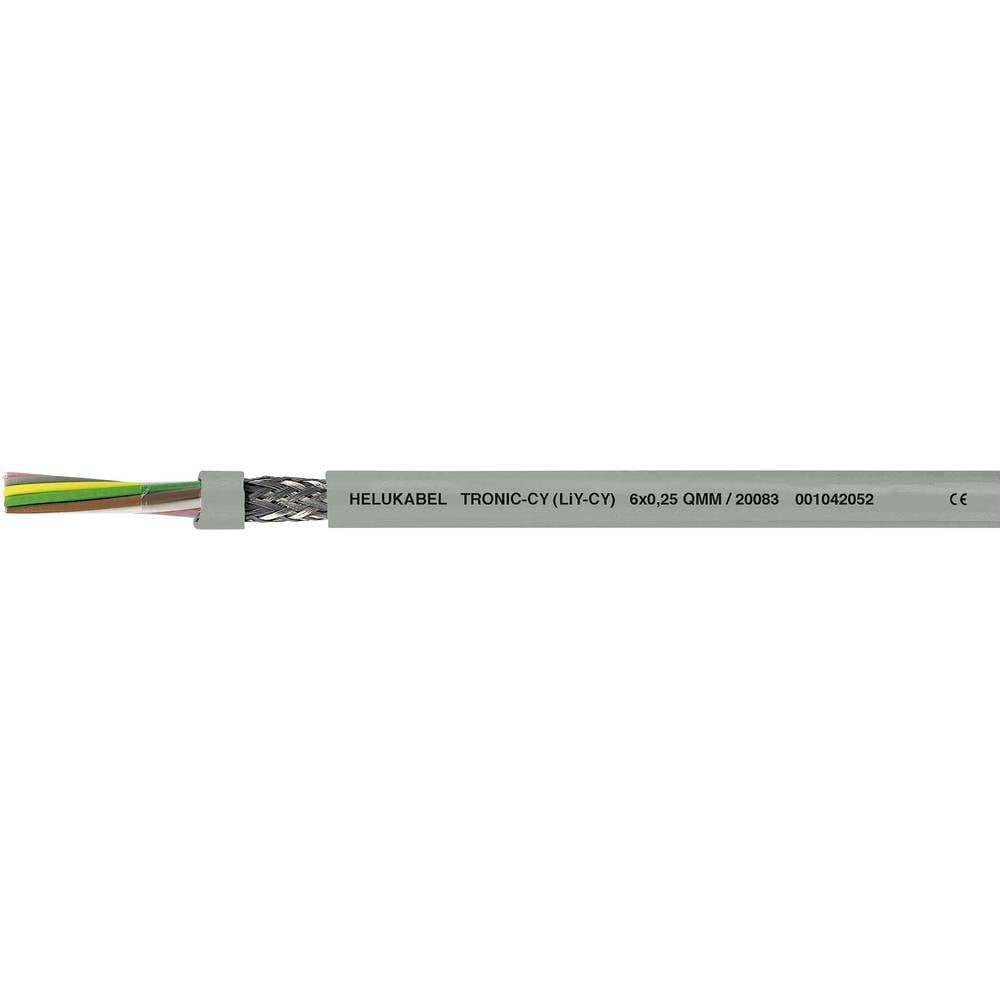 HELU 20058 Datakabel LiYCY 4 x 0.34 mm² Grijs 100 m