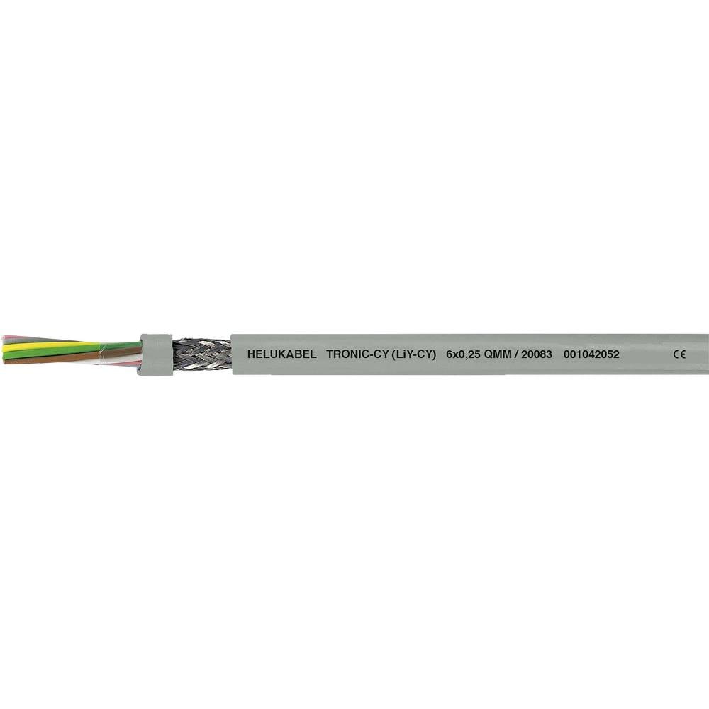 HELU 16003 Datakabel LiYCY 3 x 0.5 mm² Grijs 100 m