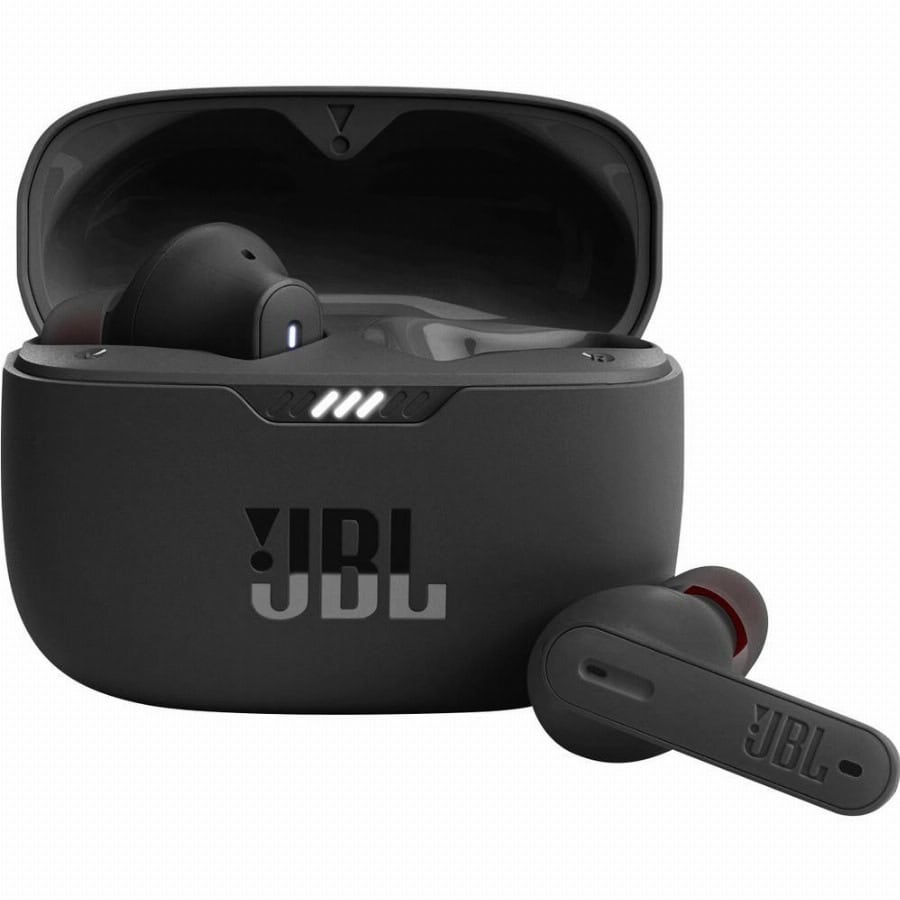 JBL TUNE 230NC TWS In Ear oordopjes Bluetooth Zwart Noise Cancelling Bestand tegen zweet, Waterbestendig, Indicator voor batterijstatus, Microfoon