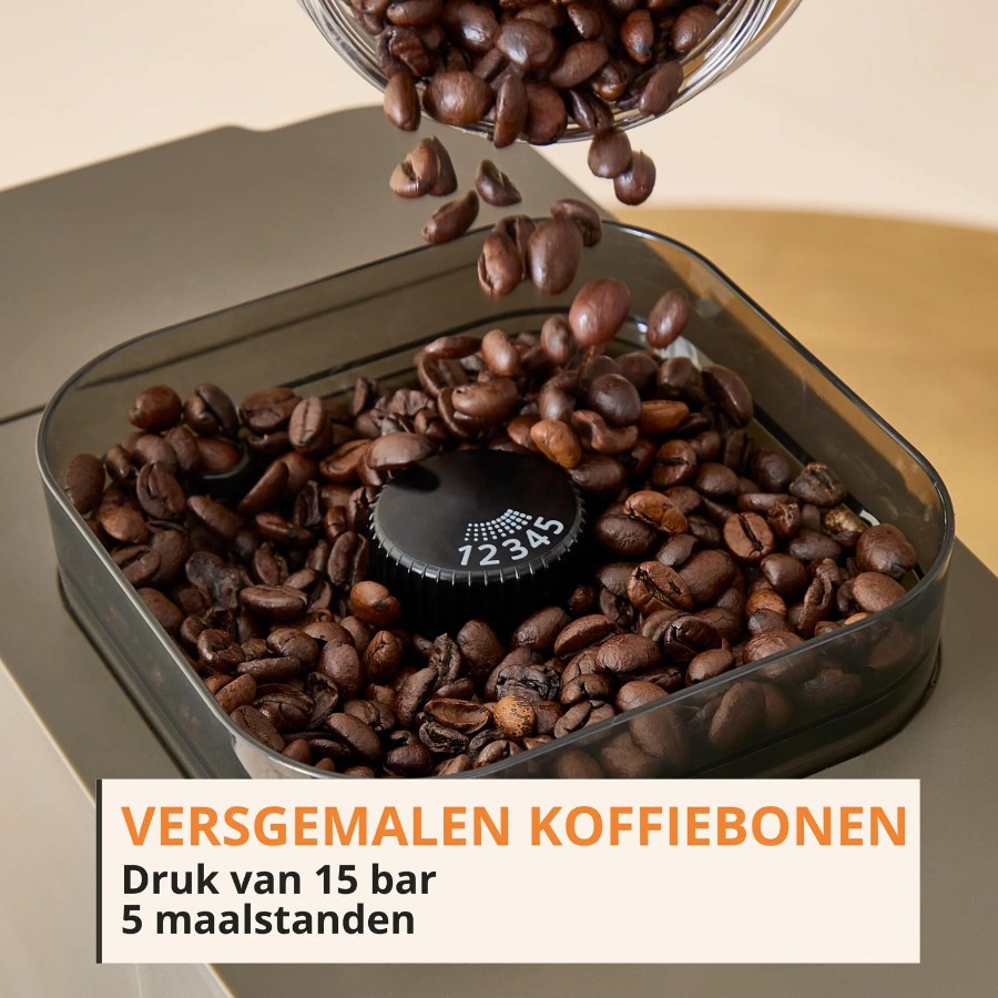 Krups Sa403b Coffee Crush Experience - Volautomatische Espressomachine Lioness