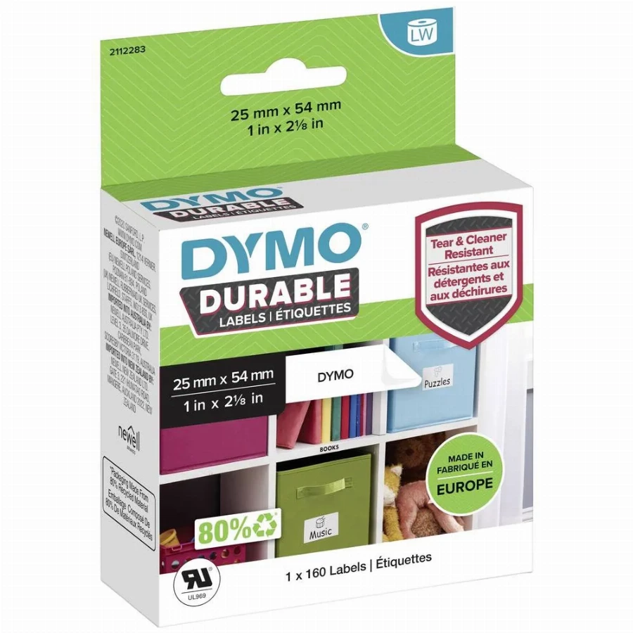 DYMO Duurzame LabelWriter Etiket 25x54mm 160 stuks