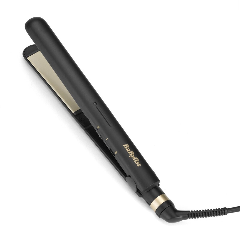 BaByliss keramische stijltang voor het rechtmaken en krullen van haar, universele spanning voor op reis, zachte styling, hittebeschermende mat, 2 temperatuurniveaus (200 °C – 230 °…