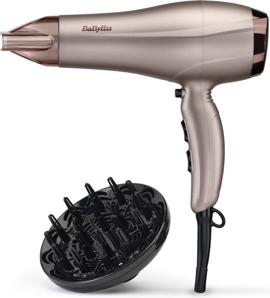 BaByliss Smooth Dry 2300 Espresso Glaze 5790PE Haardroger - 2300W - 2.2m snoer inclusief diffuser