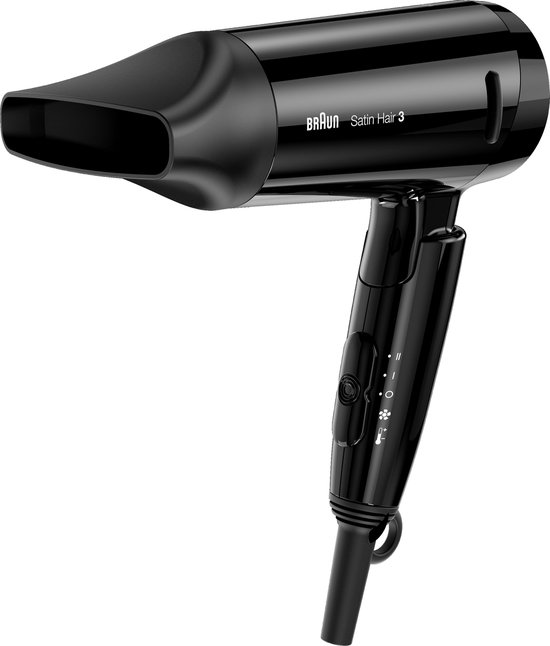 Braun Satin Hair 3 Style & Go BRHD350E Haardroger - IONIC technologie - Infrared heating system - Multi Voltage voor op reis
