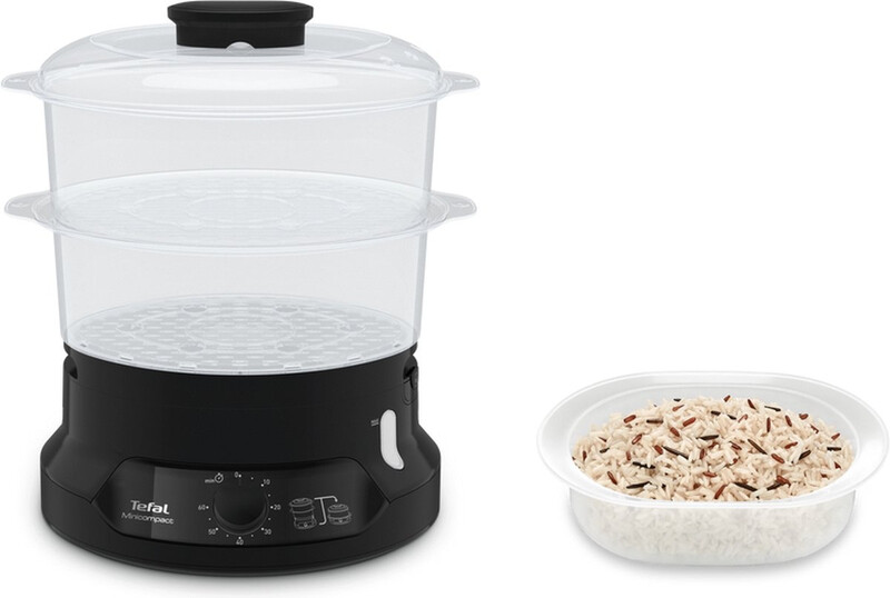 Tefal VC139810 – 2-in-1-stomer – 800 W, vrijstaand, zwart
