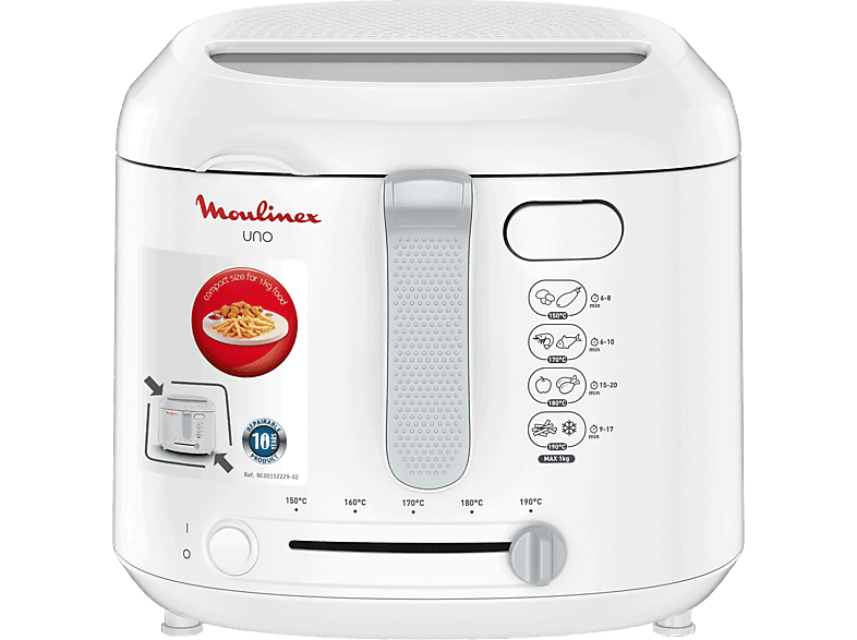 MOULINEX UNO AF203110 1.8 L WIT