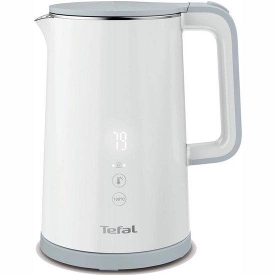 Tefal Sense KO6921 – Waterkoker – 1,5L – Modern Design – 5 Temperatuurstanden – Met LED-indicator – 1800W – Wit