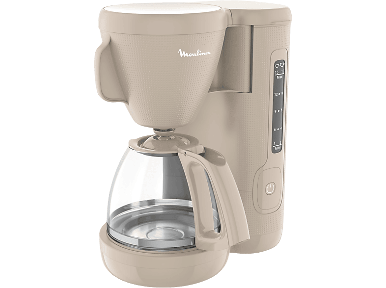 Moulinex Morning (fg2m0b10) – Koffiezetapparaat Met Glazen Kan 12 L 30 Min Grijs