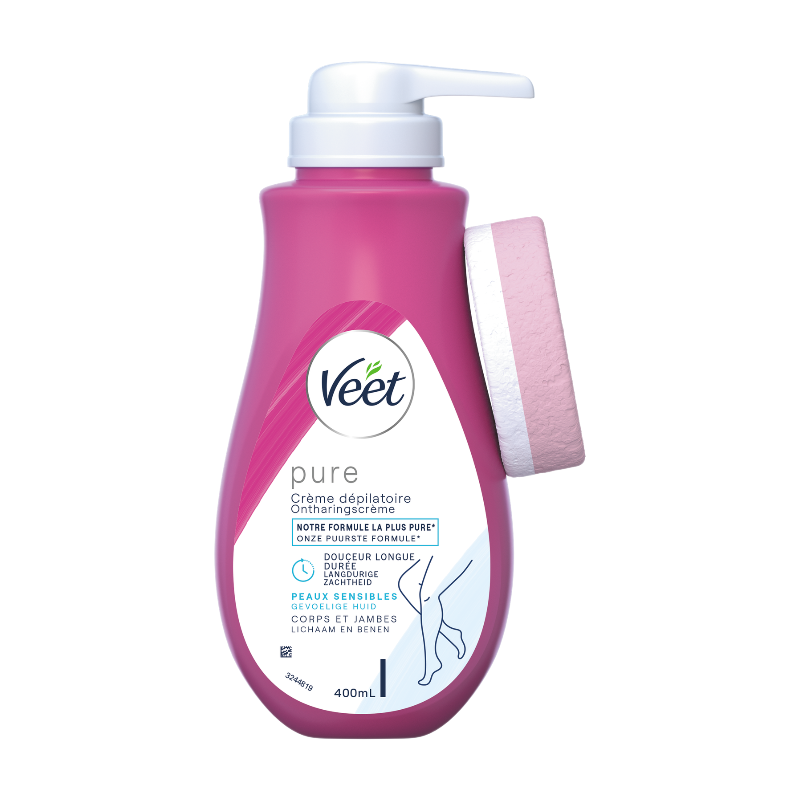 Veet Pure Ontharingscrème Lichaam en Benen Gevoelige Huid 400 Crème