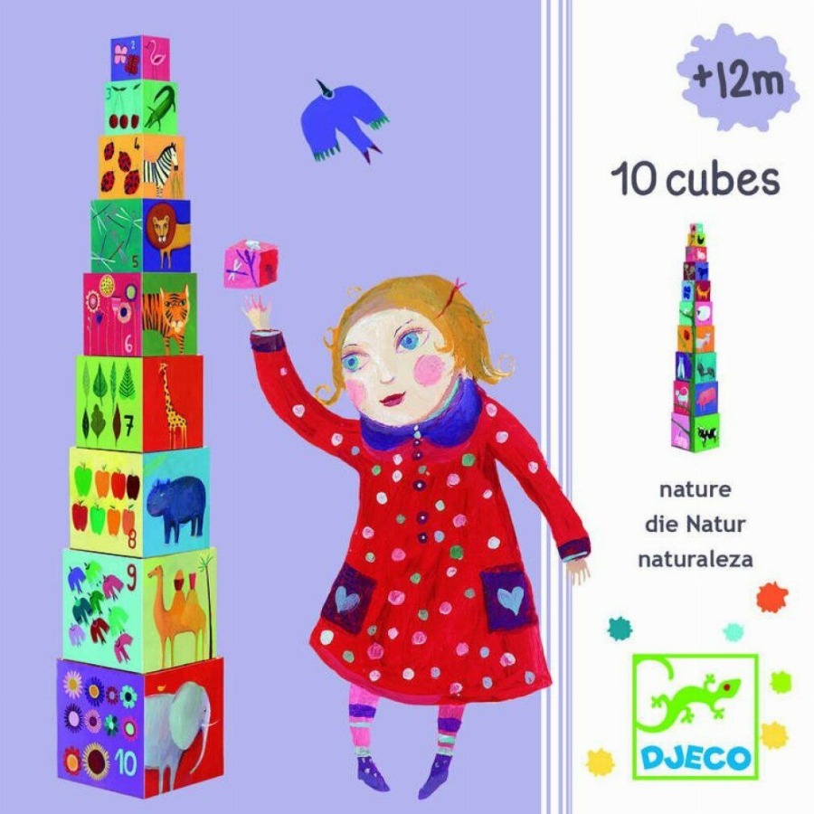 djeco Boxing Tower Natuur en dieren 1