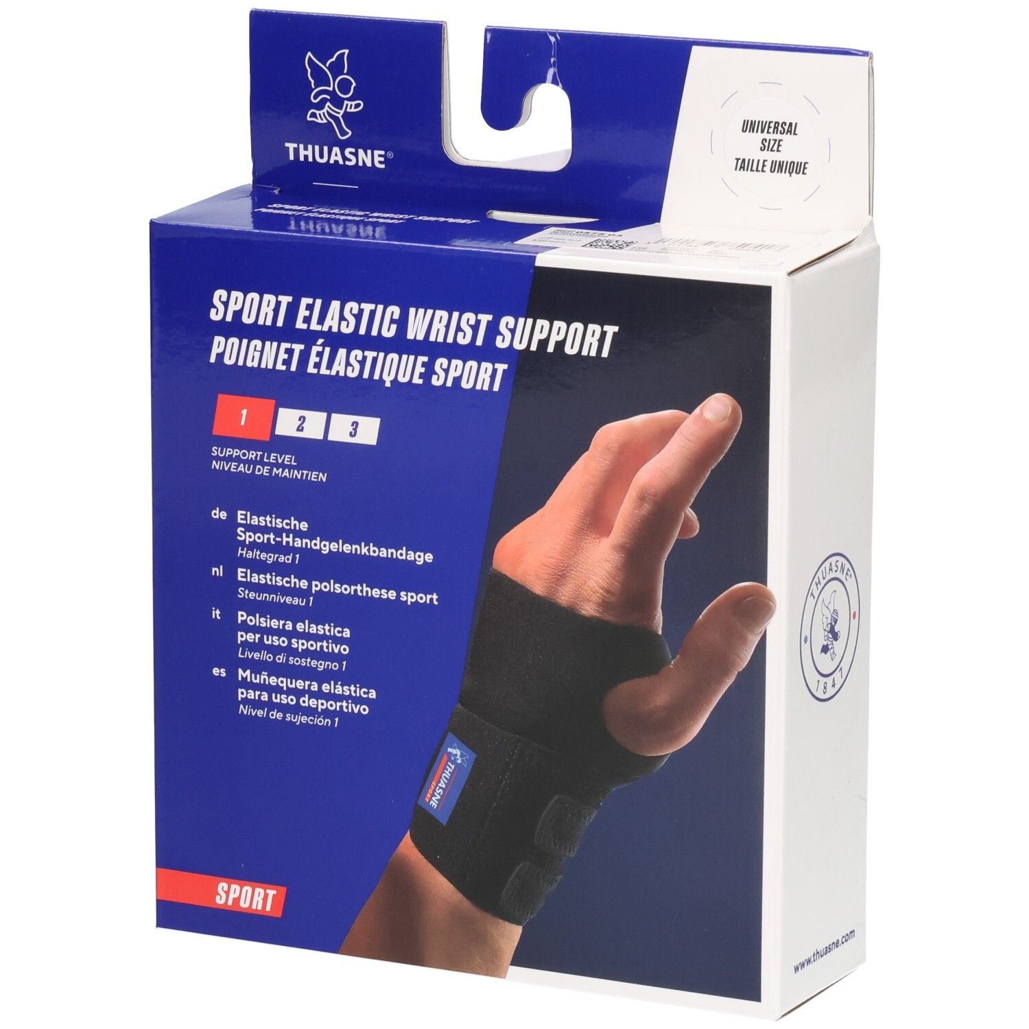 Thuasne Sport Elastaanpolsband | Steunklasse 1 Verband(en)