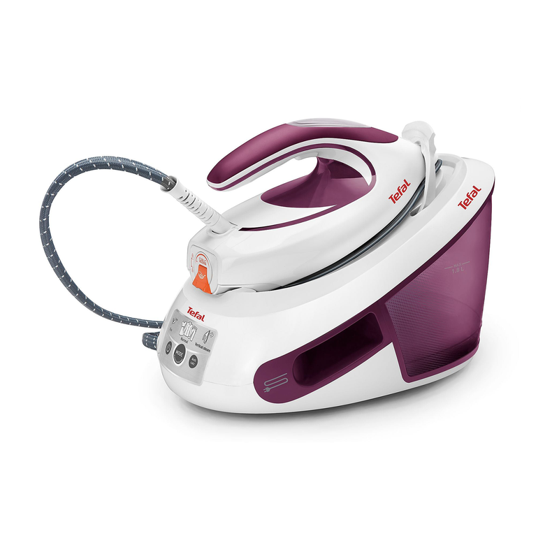Tefal Express Anti-Calc SV8054 stoomstrijkijzer – 2800 W – 1,8 L – Durilium zoolplaat – paars, wit