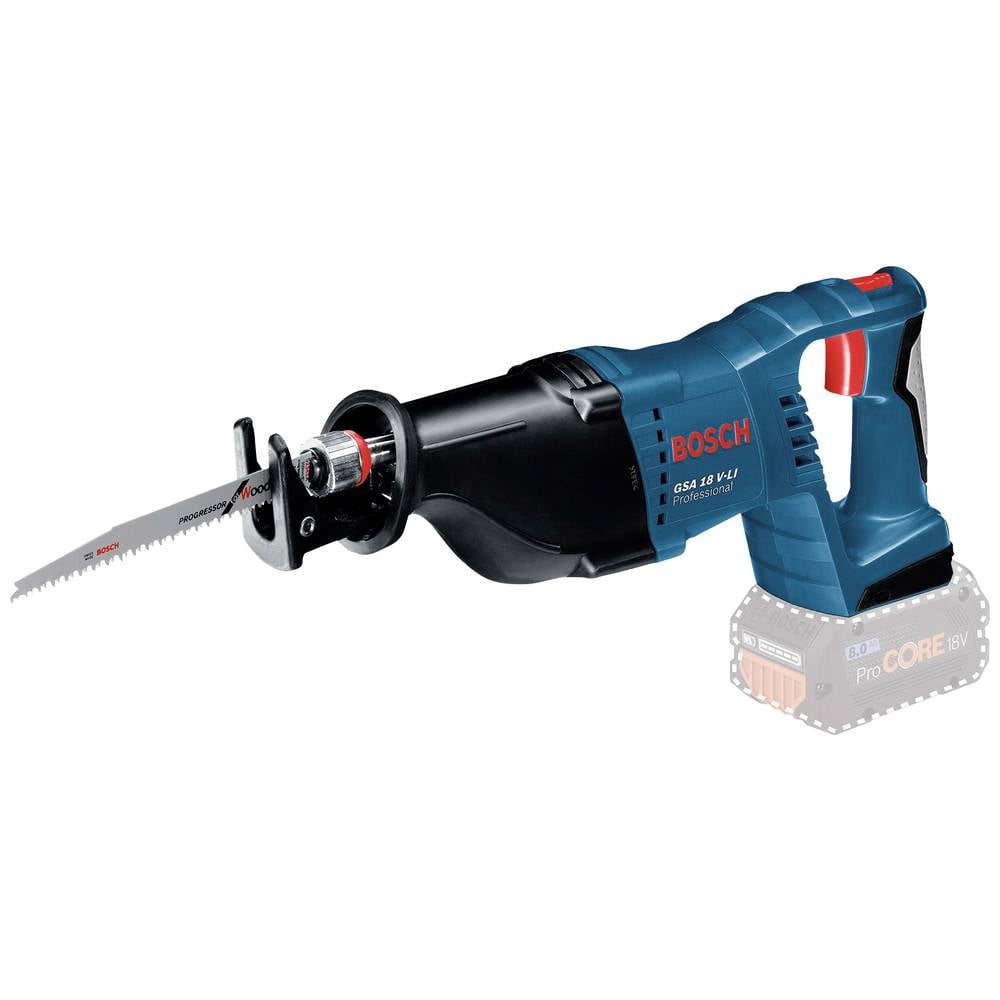 Bosch Professional GSA 18 V-LI 060164J000 Accu-reciprozaag Zonder accu, Zonder lader 18 V