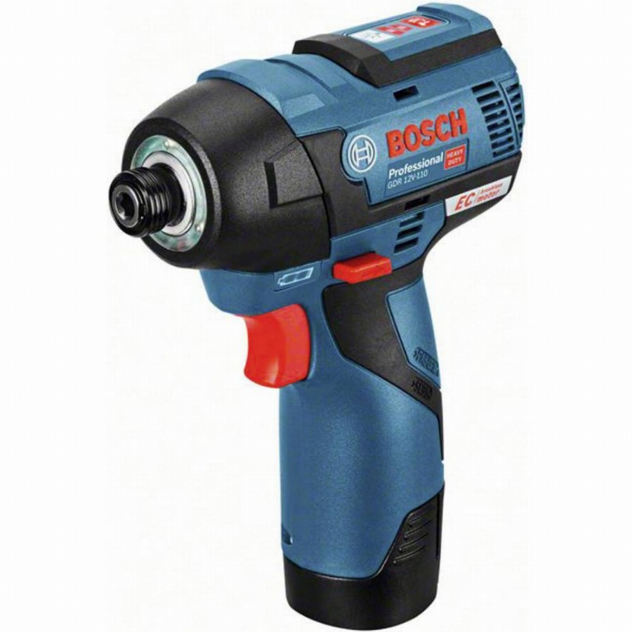 Bosch Professional GDR 12V-110 Accu slagschroevendraaier 110Nm 12V 3.0Ah in L-Boxx - 06019E0005