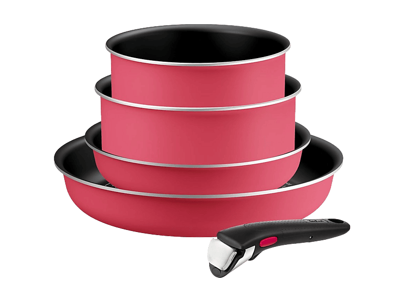 Tefal Set Simply Cook L7289302 Rood 5 Stuk Braadpan 28 Cm